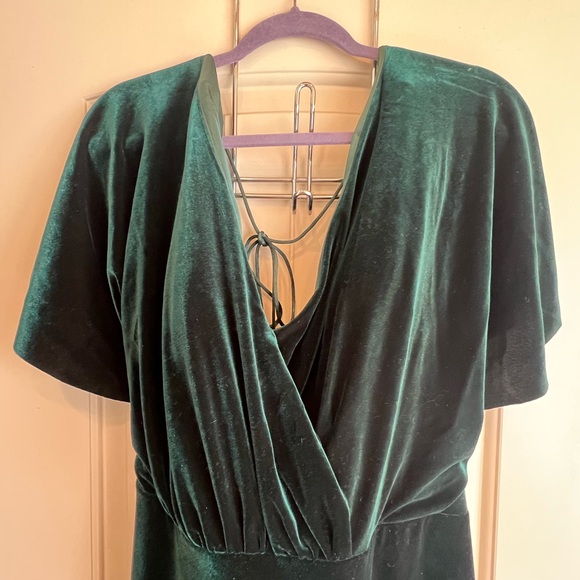 Jenny Yoo Plus Size green bridesmaids dress size 26 - Picture 3 of 5